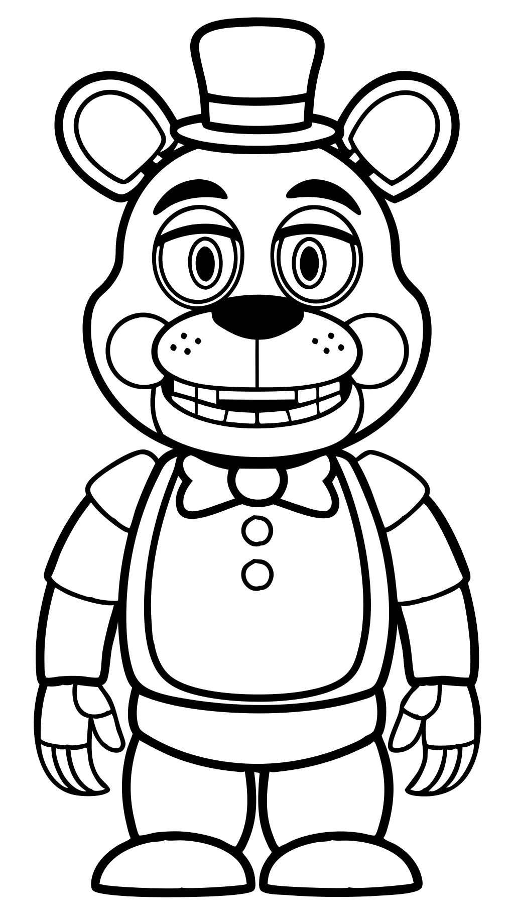 5 nights at freddy’s printable coloring pages